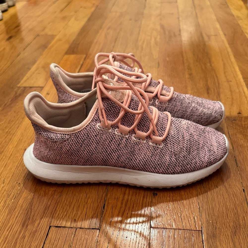 adidas Pink and White Athletic Shoes